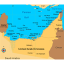Näita A map of UAE pilti