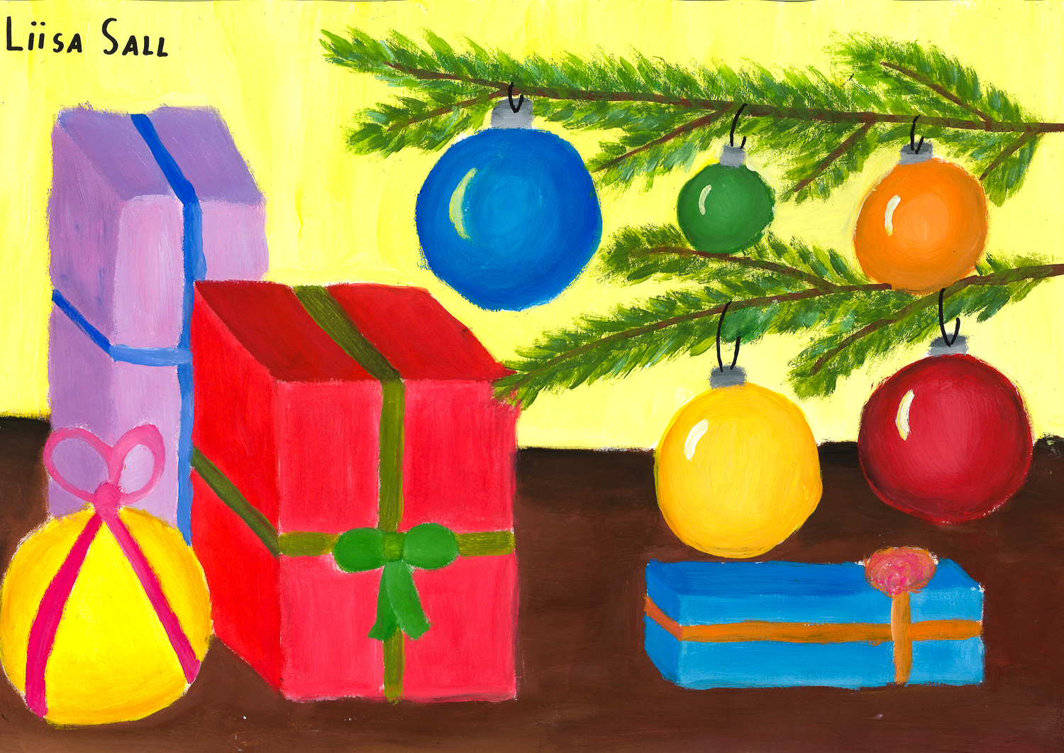 Kauneid jõulupühi! / Liisa Sall, 6.b klass